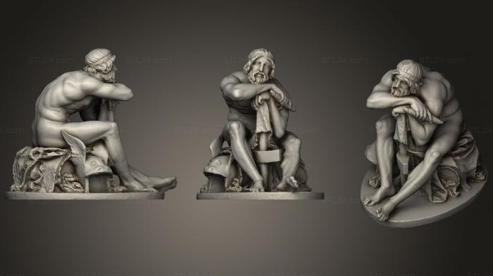 Statues antique and historical (Thor, STKA_1596) 3D models for cnc